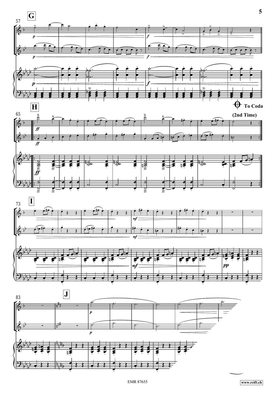 Slavonic Dance No. 8 Slavonic Dance No. 8 Tenor Saxophone scores gallery preview page 5