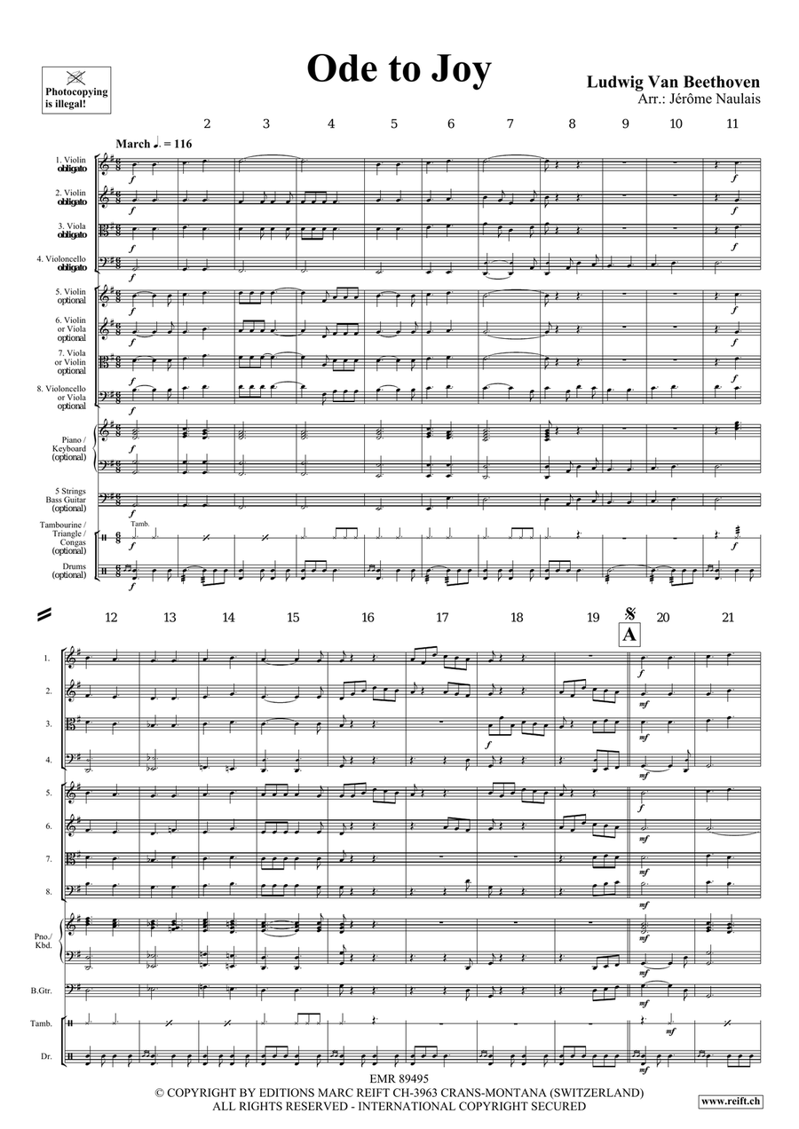 Ode To Joy Ode To Joy Score scores gallery preview page 4