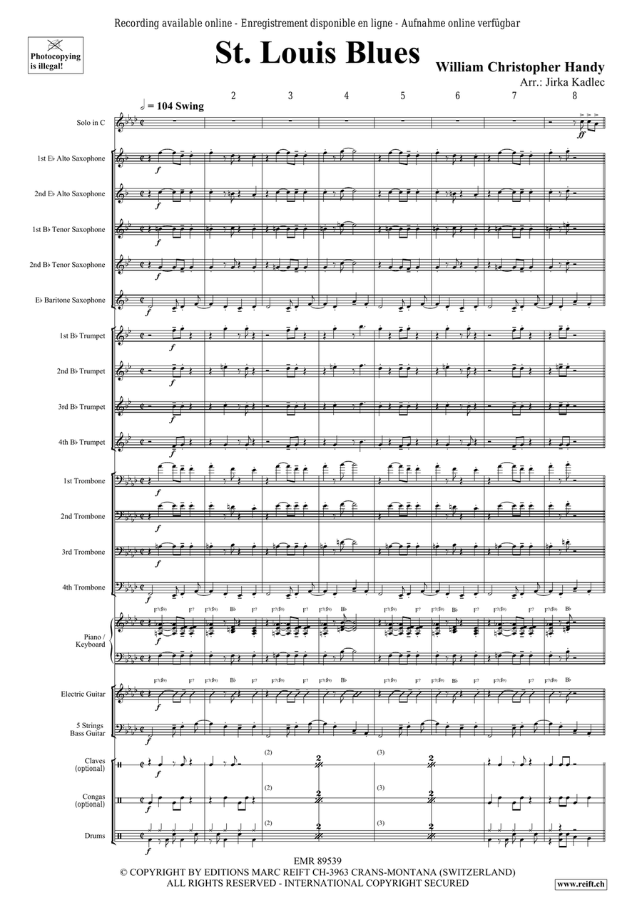 St. Louis Blues St. Louis Blues Bassoon scores gallery preview page 3