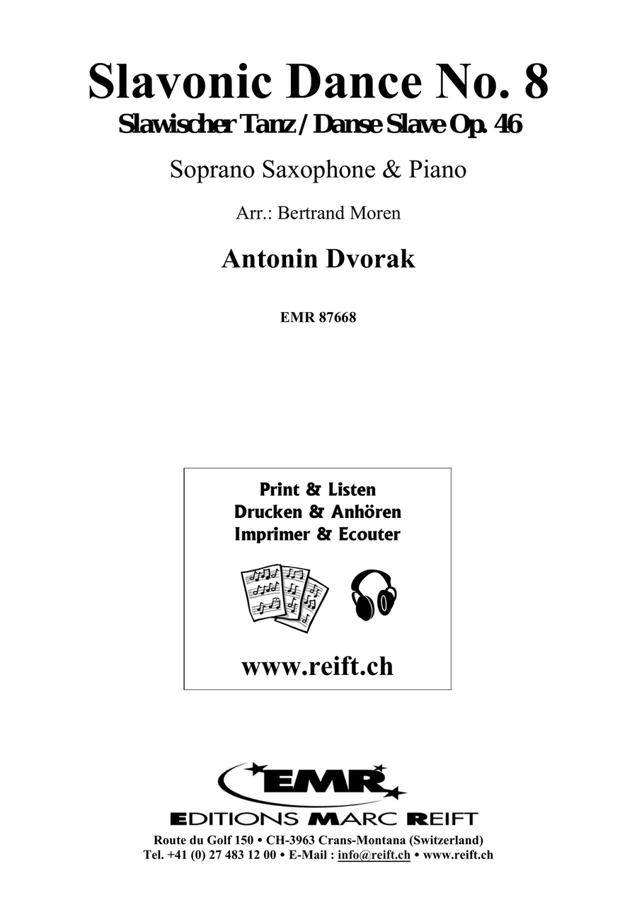 Slavonic Dance No. 8 Slavonic Dance No. 8 Soprano Saxophone scores gallery preview page 2