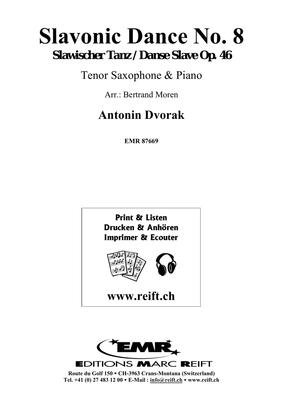 Slavonic Dance No. 8 Slavonic Dance No. 8 Tenor Saxophone scores gallery preview page 2