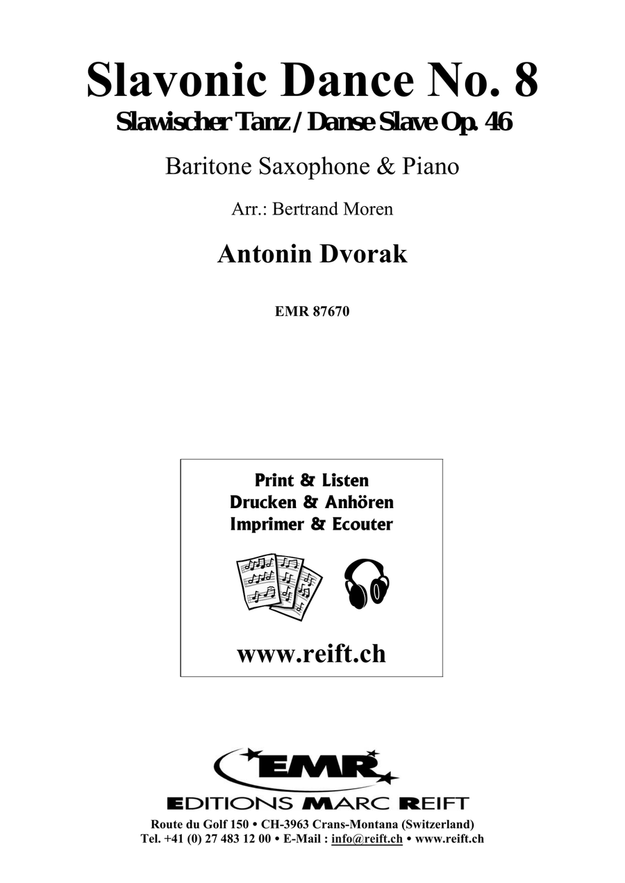 Slavonic Dance No. 8 Slavonic Dance No. 8 Baritone Saxophone scores gallery preview page 2