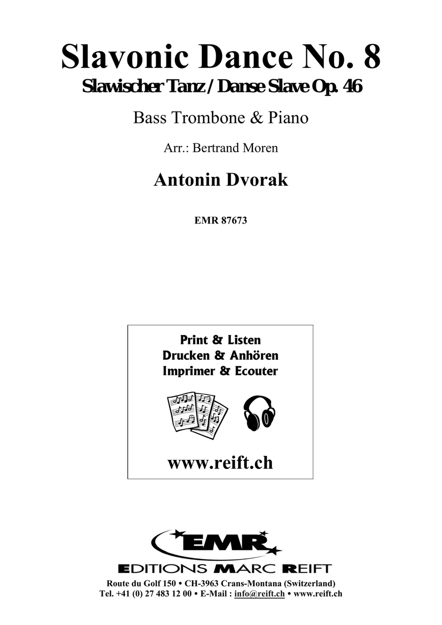 Slavonic Dance No. 8 Bass Trombone scores gallery preview page 2