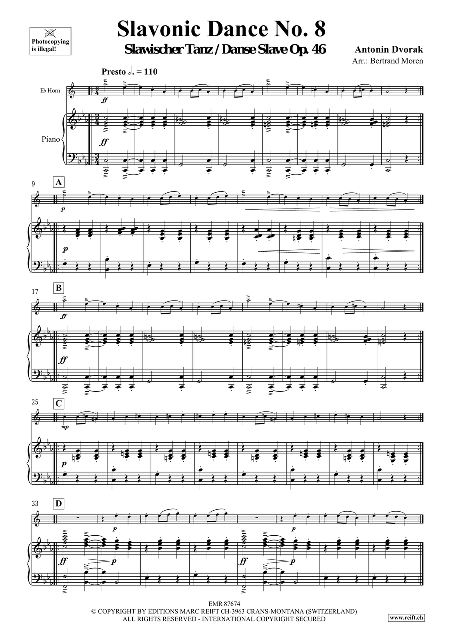 Slavonic Dance No. 8 Slavonic Dance No. 8 Horn scores gallery preview page 4