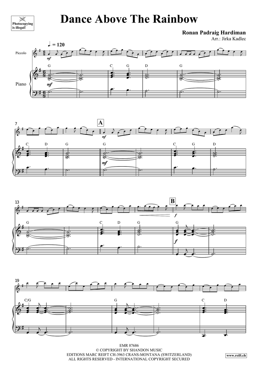 Dance Above The Rainbow Dance Above The Rainbow Piccolo scores gallery preview page 4