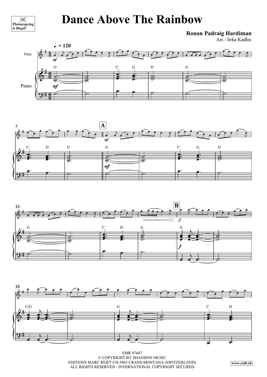 Dance Above The Rainbow Dance Above The Rainbow Flute Solo scores gallery preview page 4