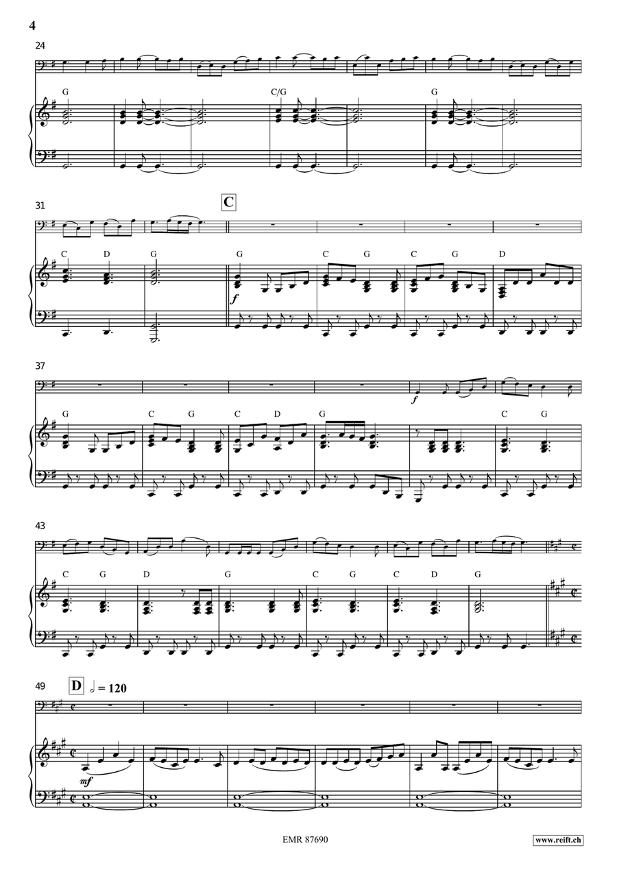 Dance Above The Rainbow Dance Above The Rainbow Double Bass scores gallery preview page 5