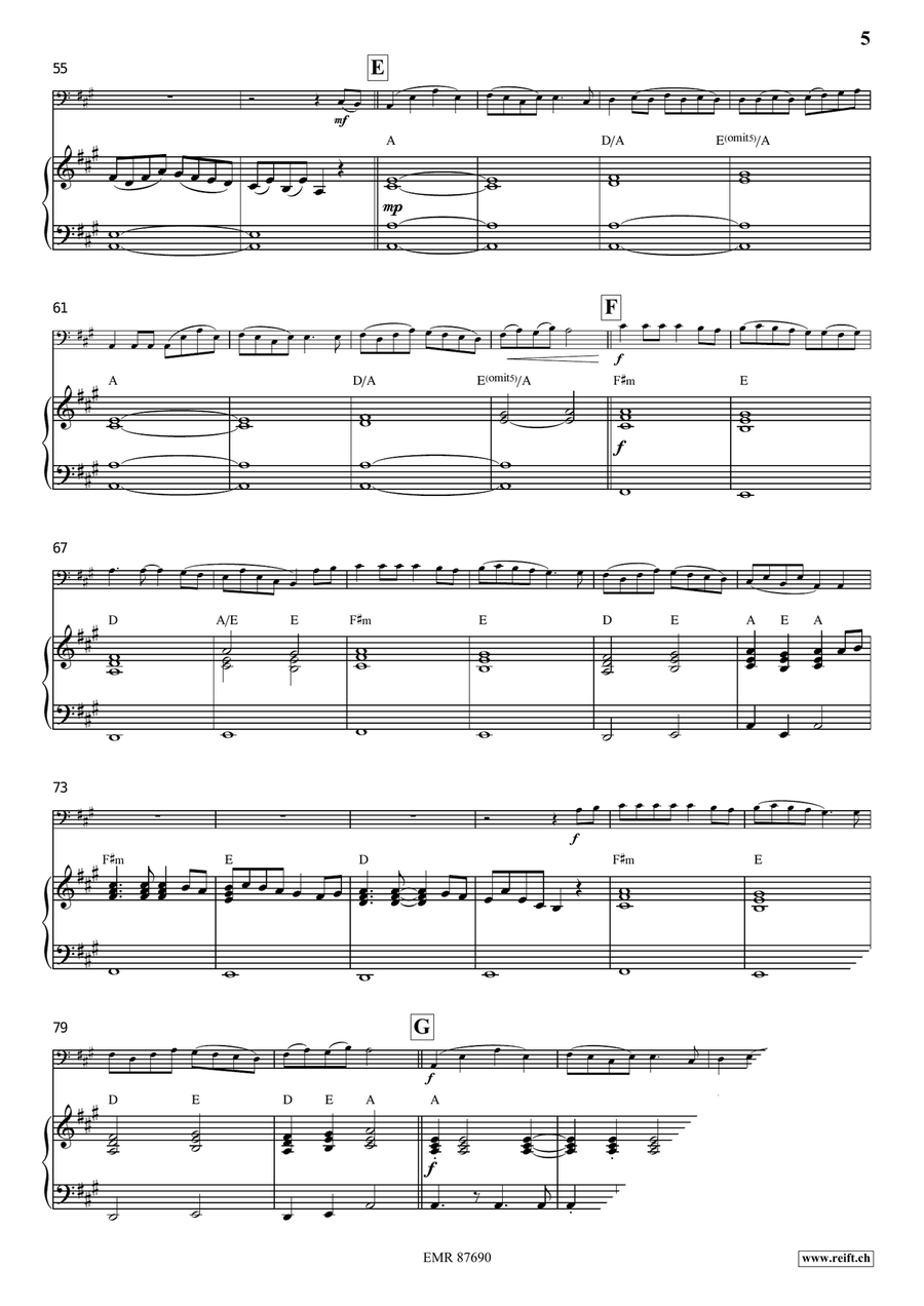 Dance Above The Rainbow Dance Above The Rainbow Double Bass scores gallery preview page 6