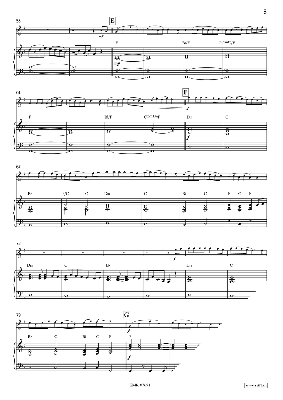 Dance Above The Rainbow Dance Above The Rainbow Clarinet Solo scores gallery preview page 6