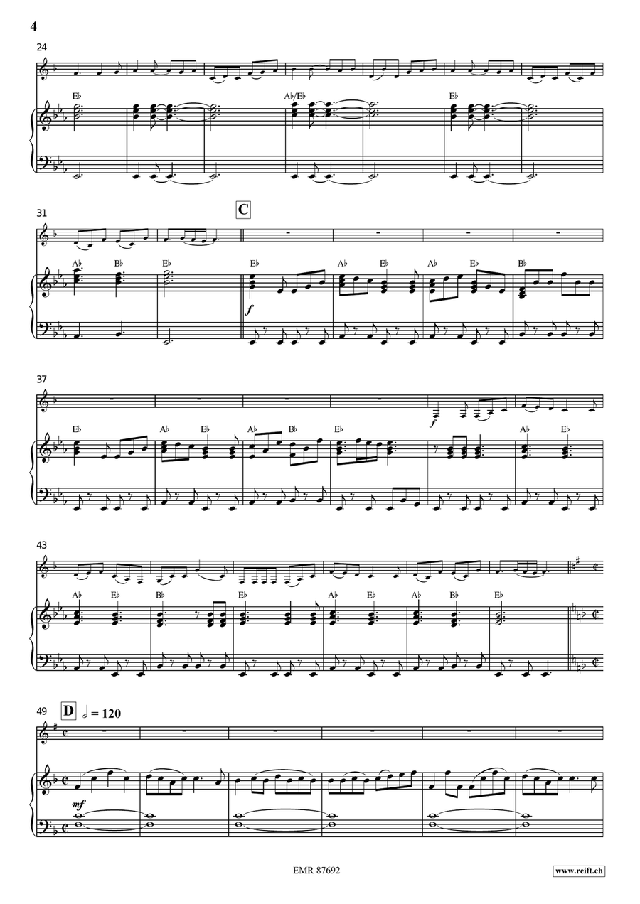 Dance Above The Rainbow Dance Above The Rainbow Bass Clarinet scores gallery preview page 5