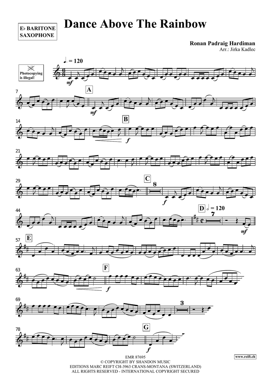 Dance Above The Rainbow Dance Above The Rainbow Piano Accompaniment scores gallery preview page 3