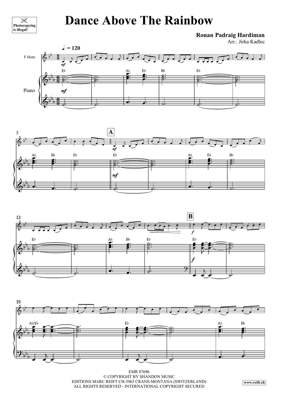 Dance Above The Rainbow Dance Above The Rainbow Horn scores gallery preview page 4