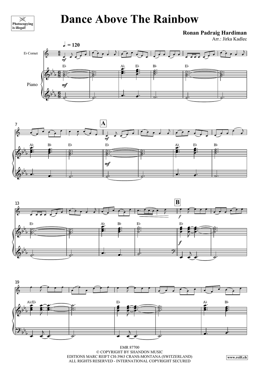 Dance Above The Rainbow Dance Above The Rainbow Cornet scores gallery preview page 4