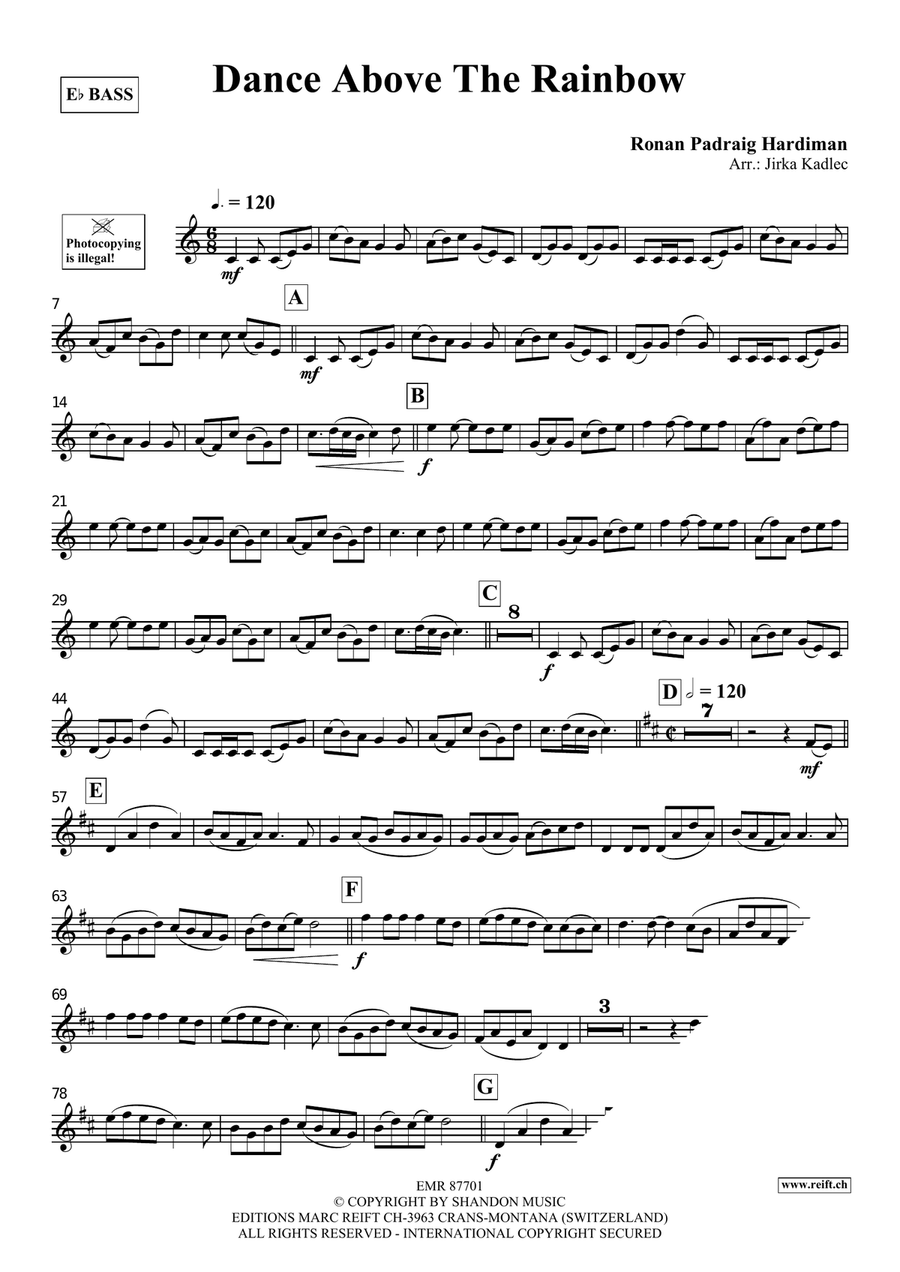 Dance Above The Rainbow Dance Above The Rainbow Voice Solo scores gallery preview page 3