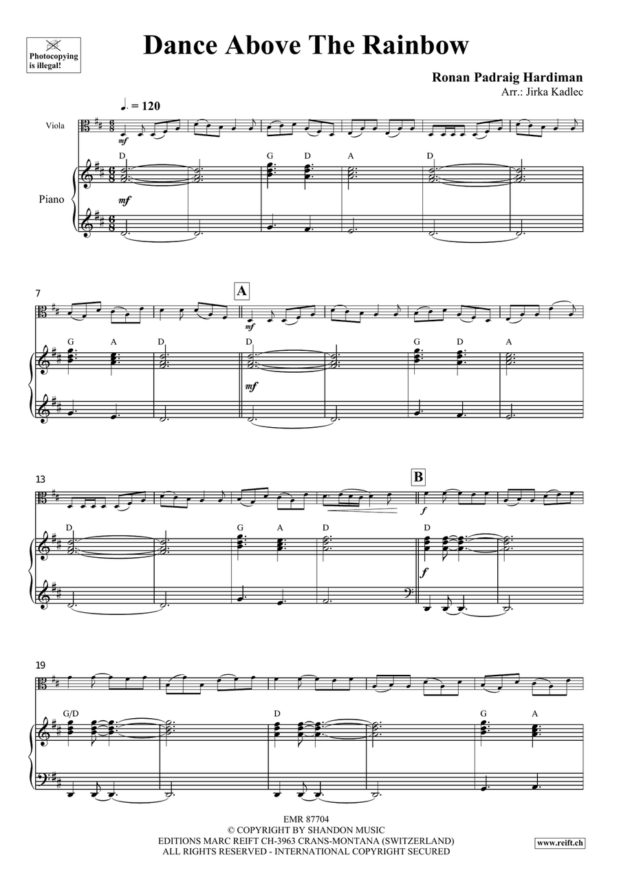 Dance Above The Rainbow Dance Above The Rainbow Piano Accompaniment scores gallery preview page 4