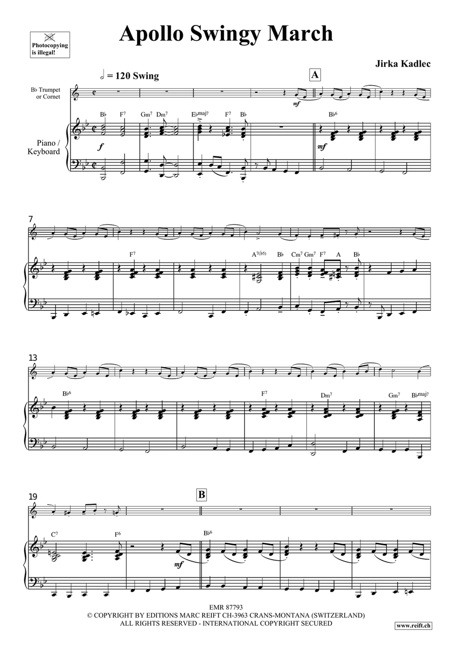 Apollo Swingy March Apollo Swingy March Cornet scores gallery preview page 4