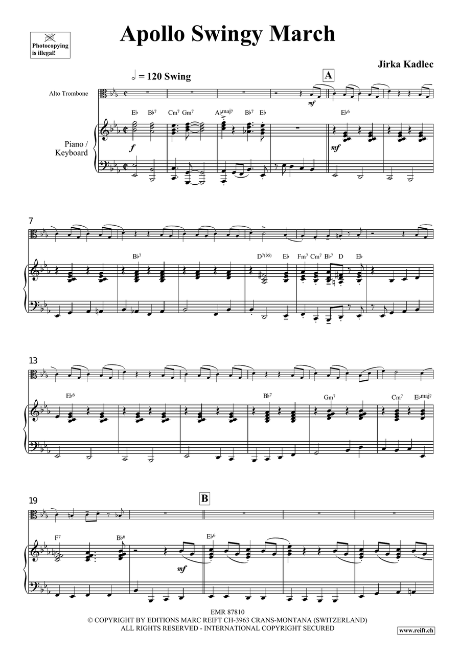 Apollo Swingy March Apollo Swingy March Piano Accompaniment scores gallery preview page 4
