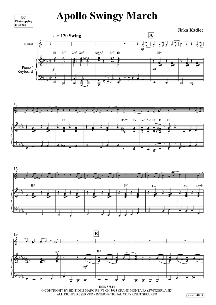 Apollo Swingy March Apollo Swingy March Voice Solo scores gallery preview page 4