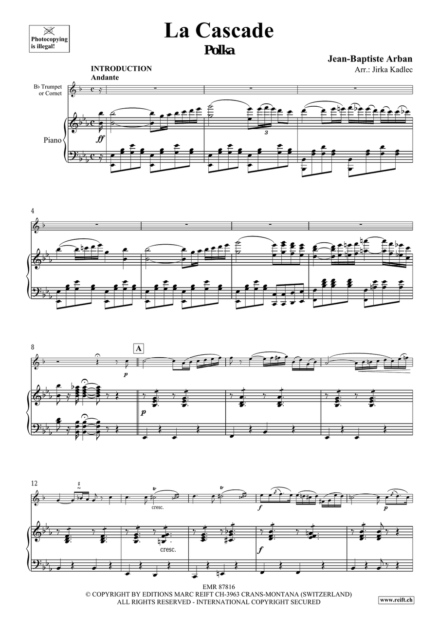 La Cascade La Cascade Cornet scores gallery preview page 4