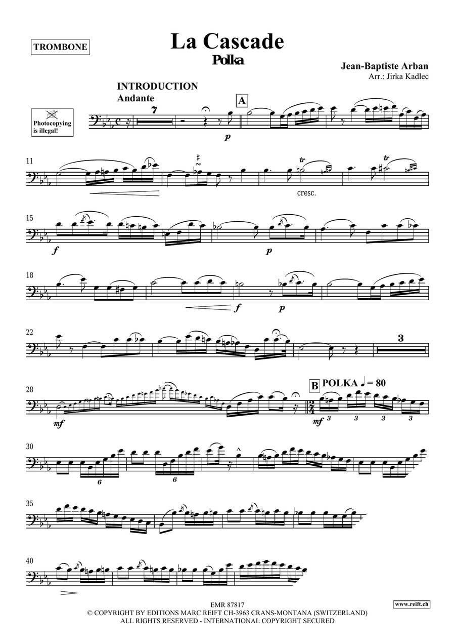 La Cascade La Cascade Piano Accompaniment scores gallery preview page 3