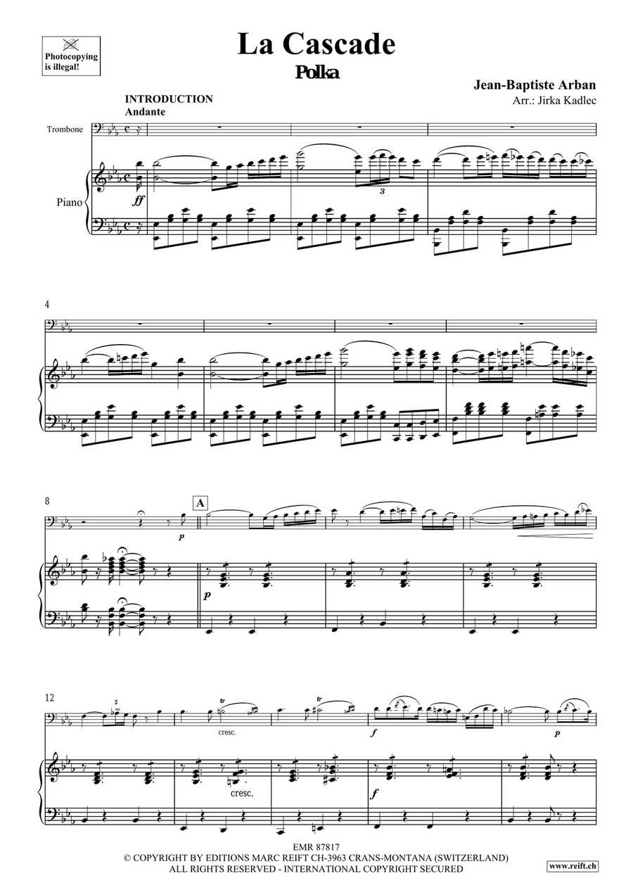 La Cascade La Cascade Piano Accompaniment scores gallery preview page 4