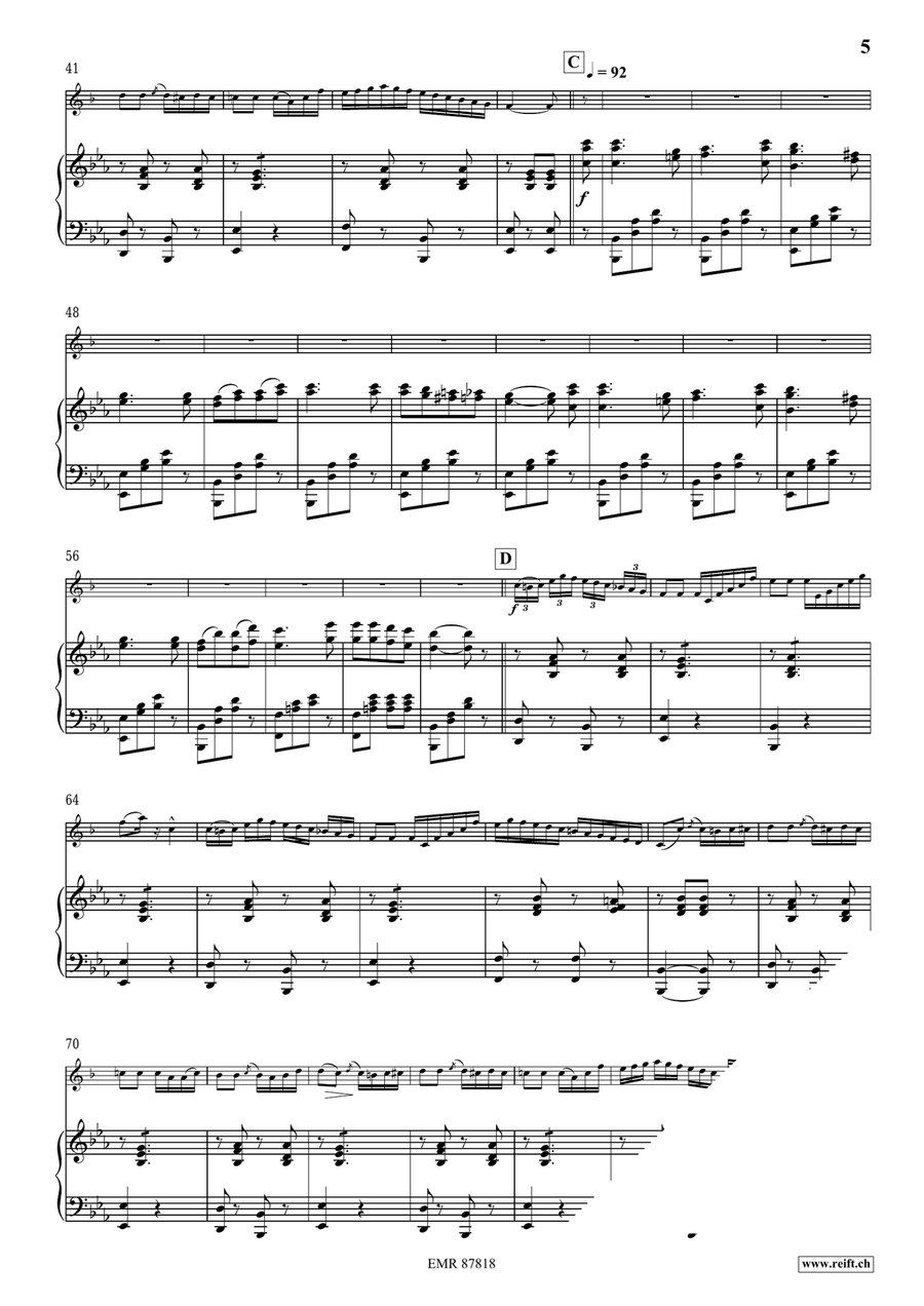 La Cascade La Cascade Euphonium scores gallery preview page 6
