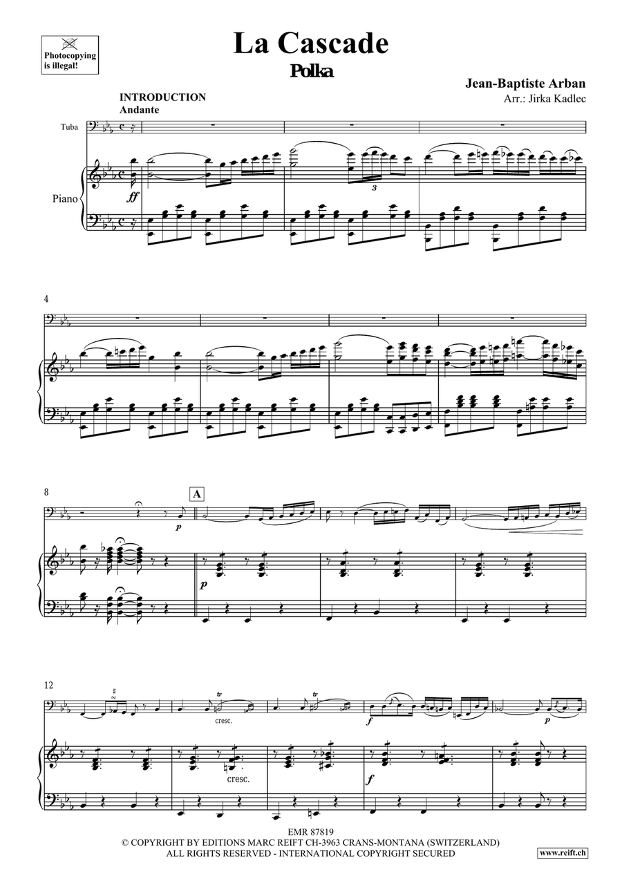 La Cascade La Cascade Tuba scores gallery preview page 4
