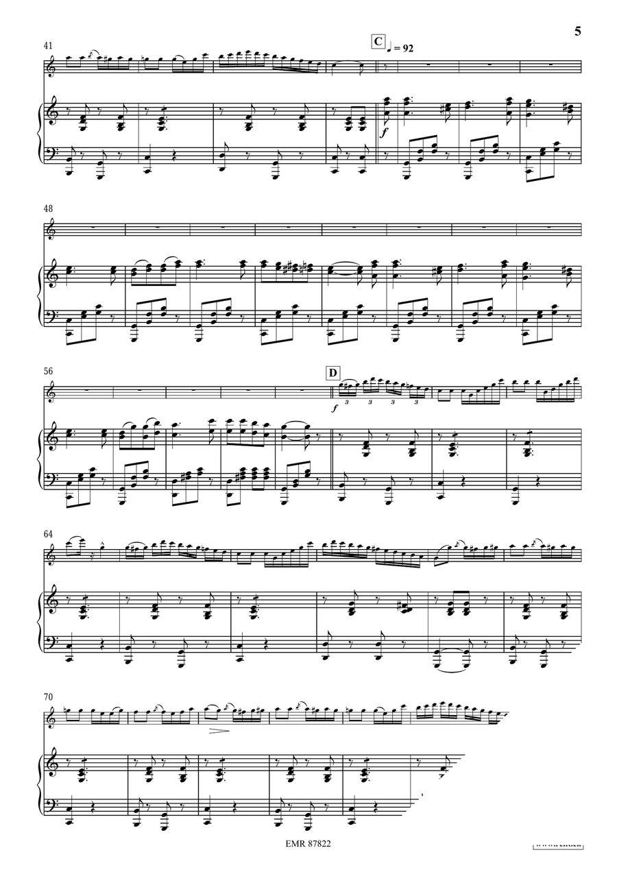 La Cascade La Cascade Flute Solo scores gallery preview page 6