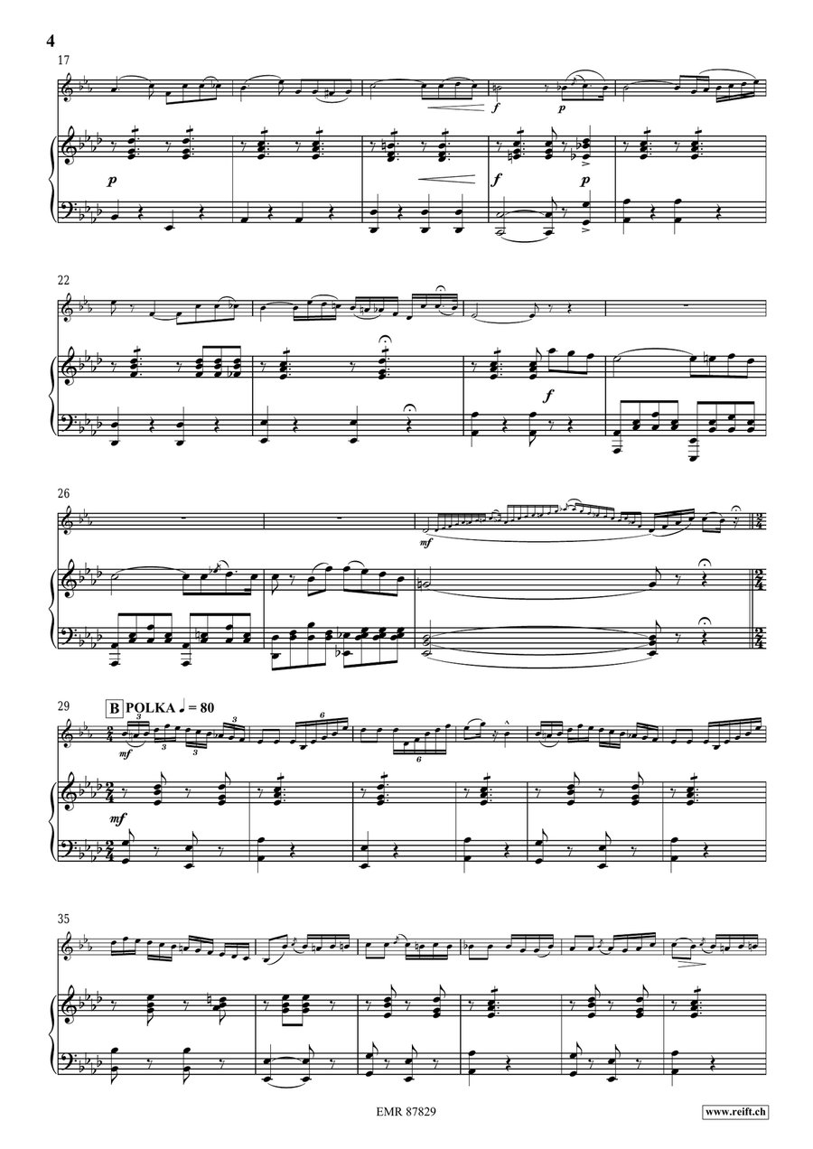 La Cascade La Cascade Horn scores gallery preview page 5