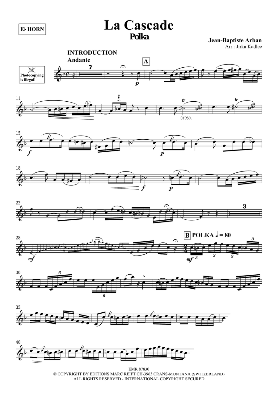 La Cascade La Cascade Horn scores gallery preview page 3