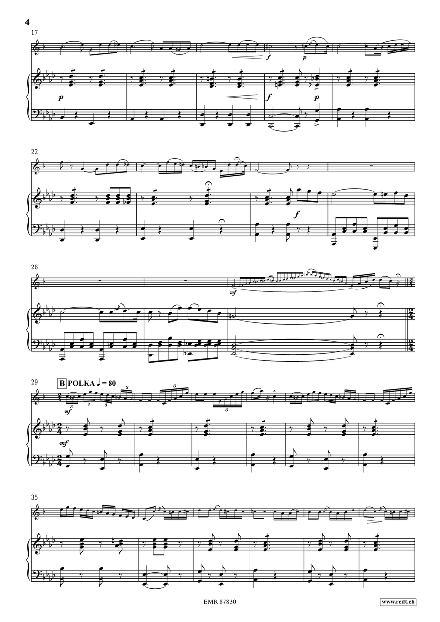 La Cascade La Cascade Horn scores gallery preview page 5