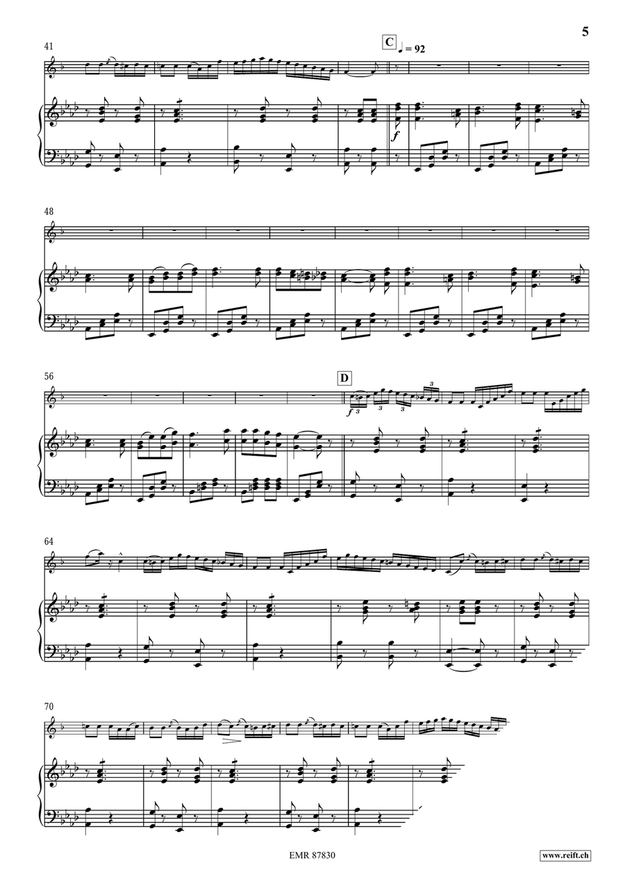 La Cascade La Cascade Horn scores gallery preview page 6