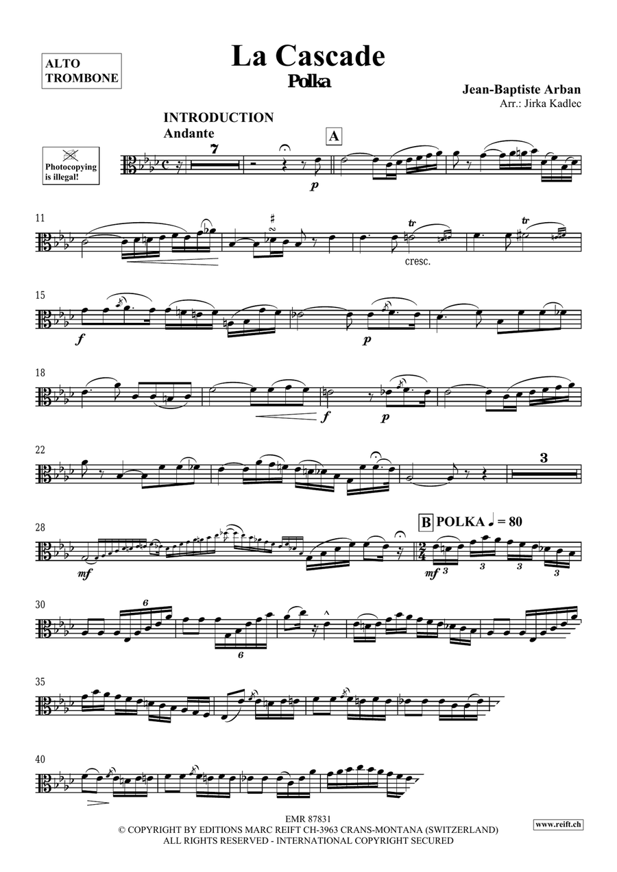 La Cascade La Cascade Piano Accompaniment scores gallery preview page 3