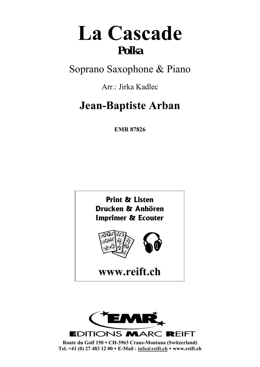 La Cascade La Cascade Soprano Saxophone scores gallery preview page 2