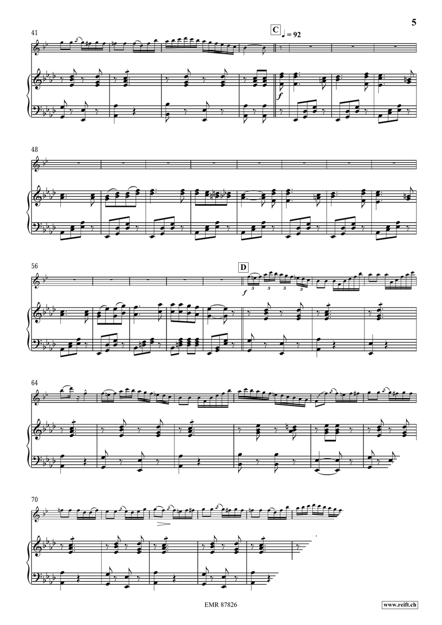 La Cascade La Cascade Soprano Saxophone scores gallery preview page 6