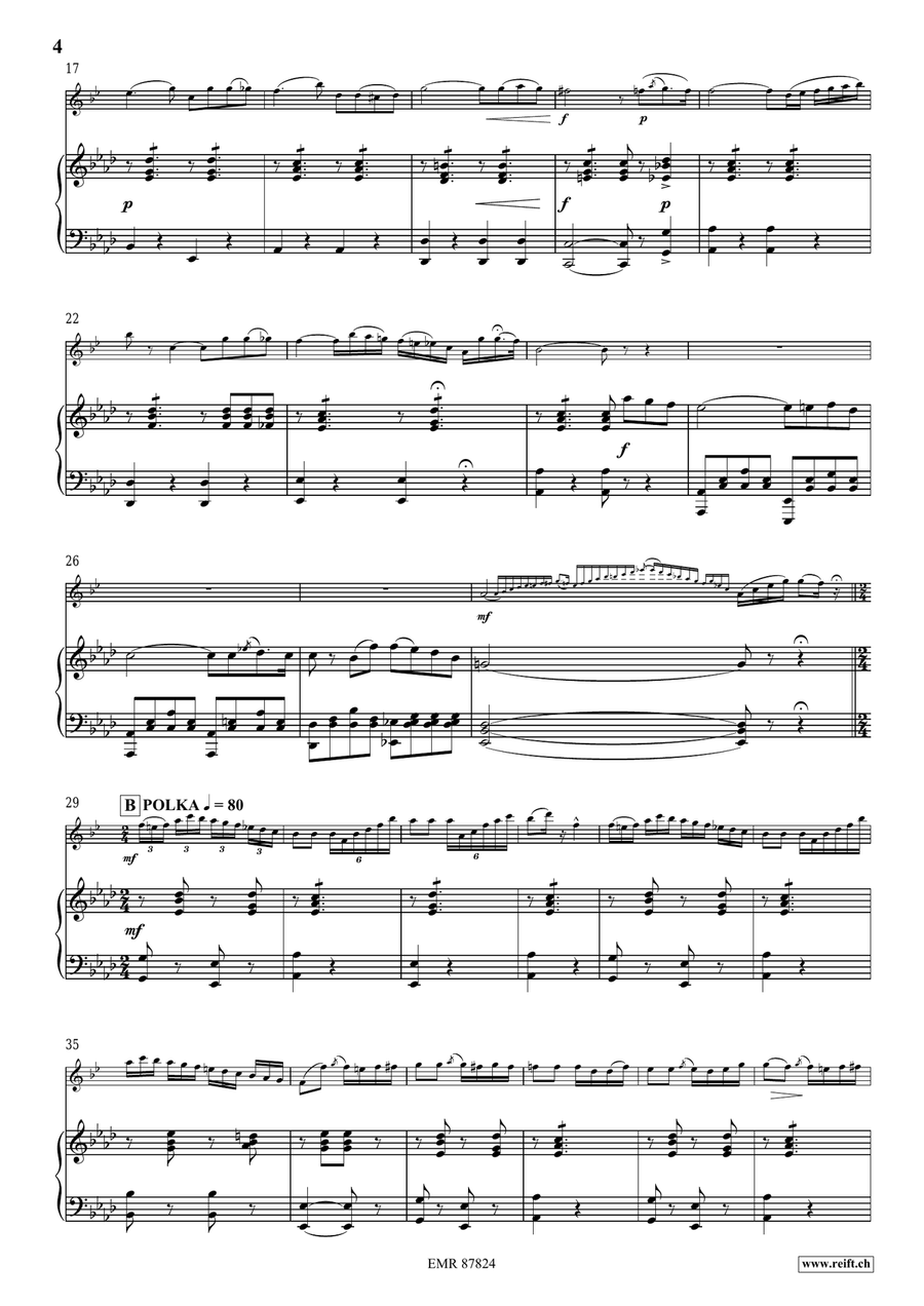 La Cascade La Cascade Clarinet Solo scores gallery preview page 5