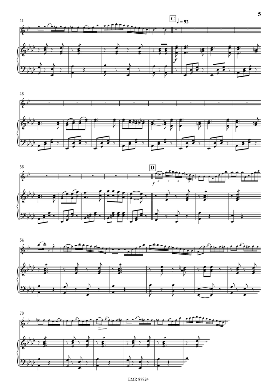 La Cascade La Cascade Clarinet Solo scores gallery preview page 6