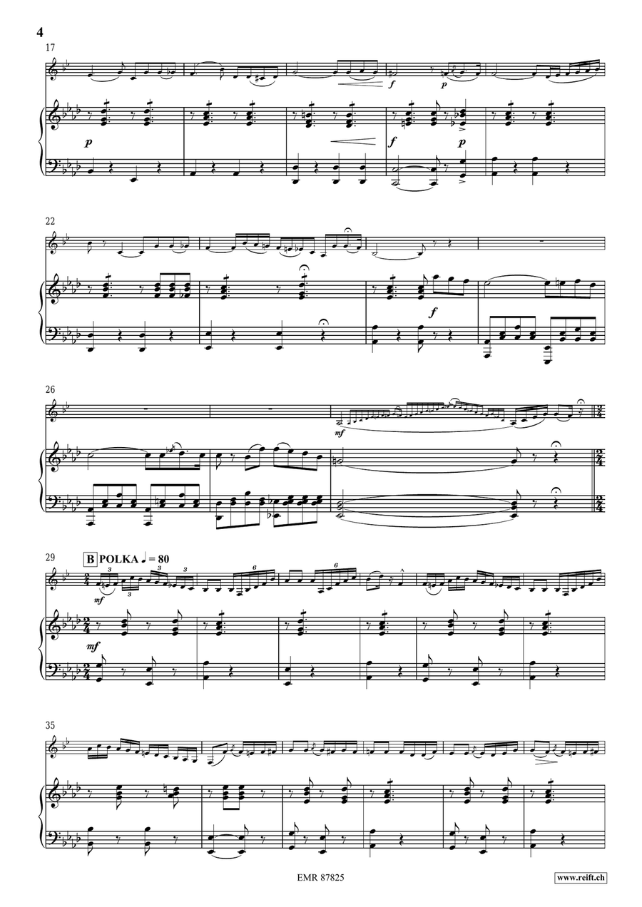 La Cascade La Cascade Bass Clarinet scores gallery preview page 5