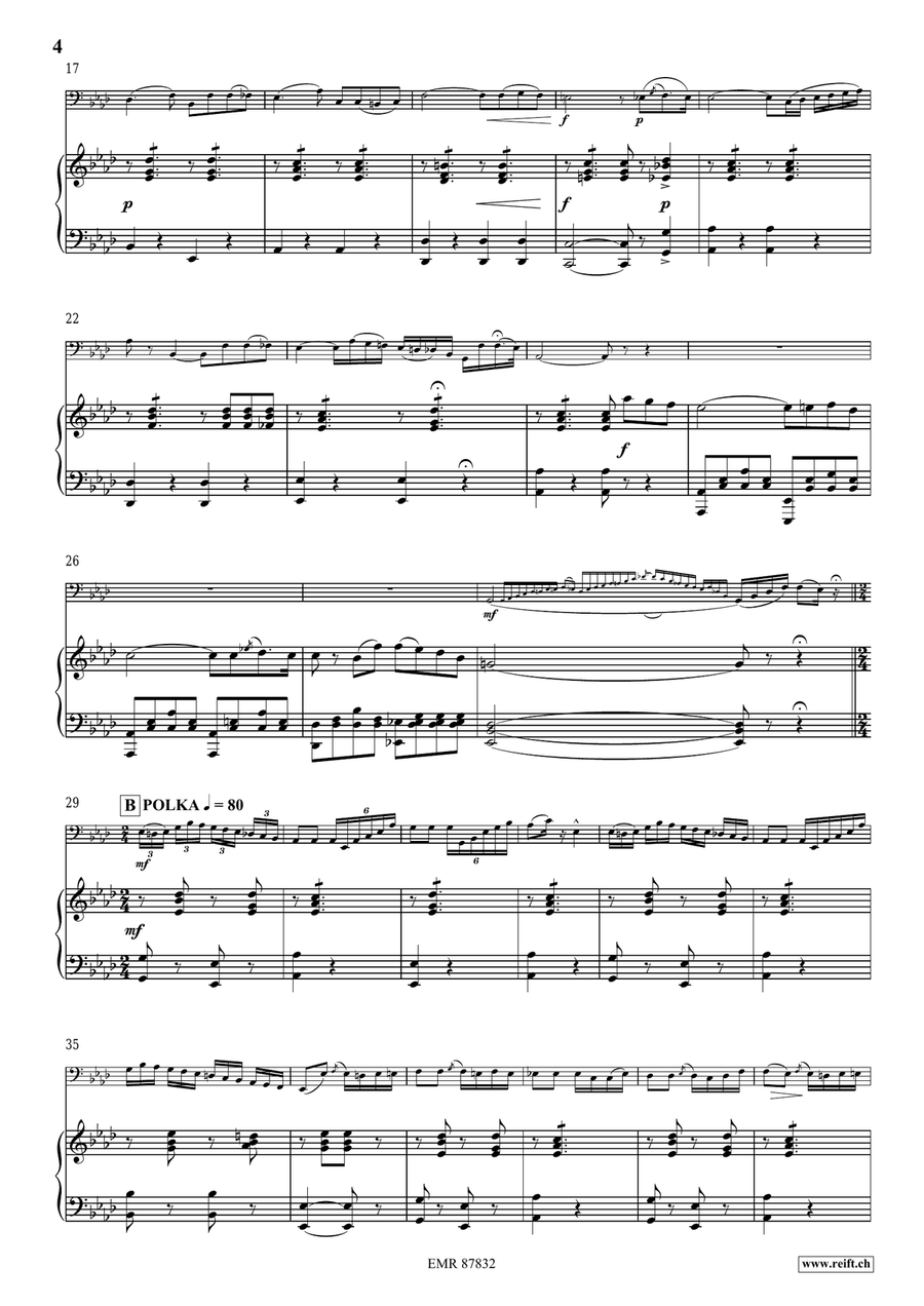 La Cascade La Cascade Bass Trombone scores gallery preview page 5