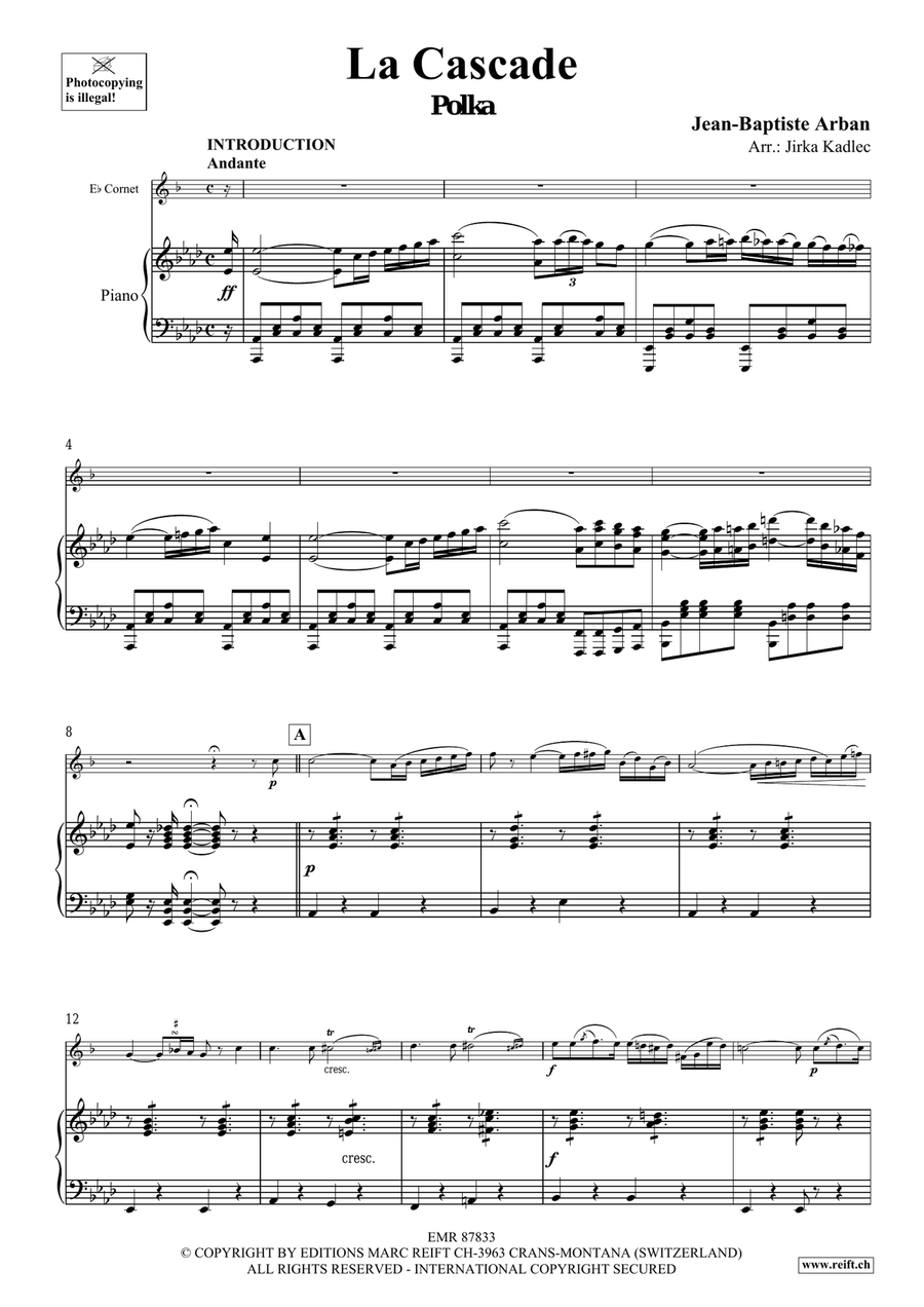 La Cascade La Cascade Cornet scores gallery preview page 4
