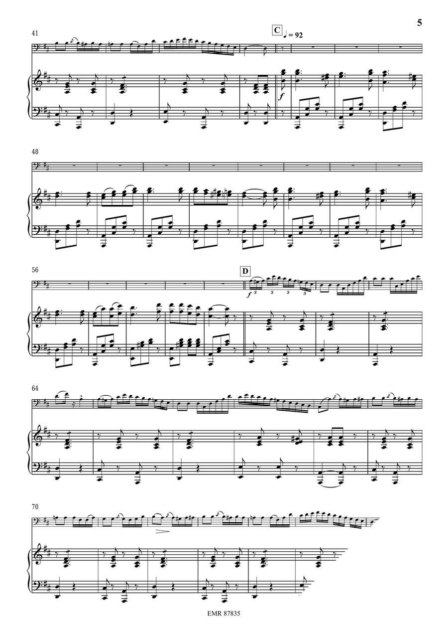 La Cascade La Cascade Bassoon Solo scores gallery preview page 6