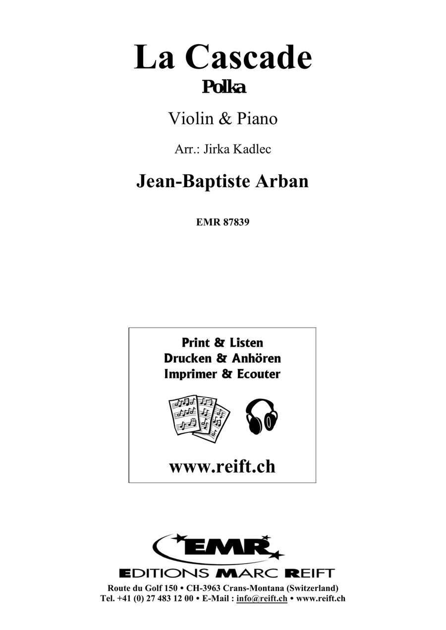 La Cascade La Cascade Violin Solo scores gallery preview page 2