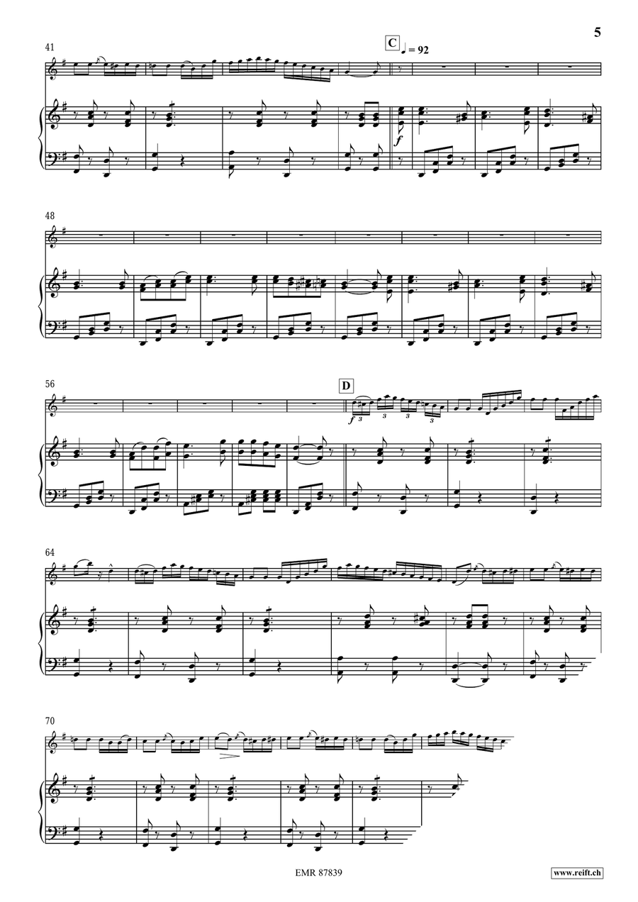 La Cascade La Cascade Violin Solo scores gallery preview page 6