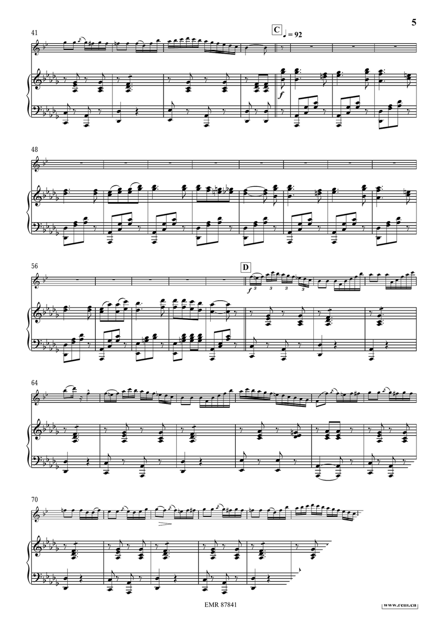 La Cascade La Cascade Alto Saxophone scores gallery preview page 6