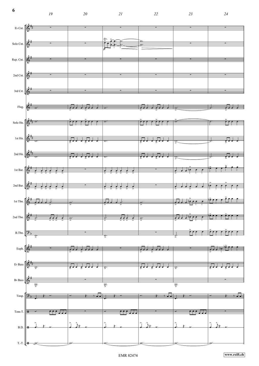 Fireworks Fanfare Fireworks Fanfare Brass Band scores gallery preview page 8