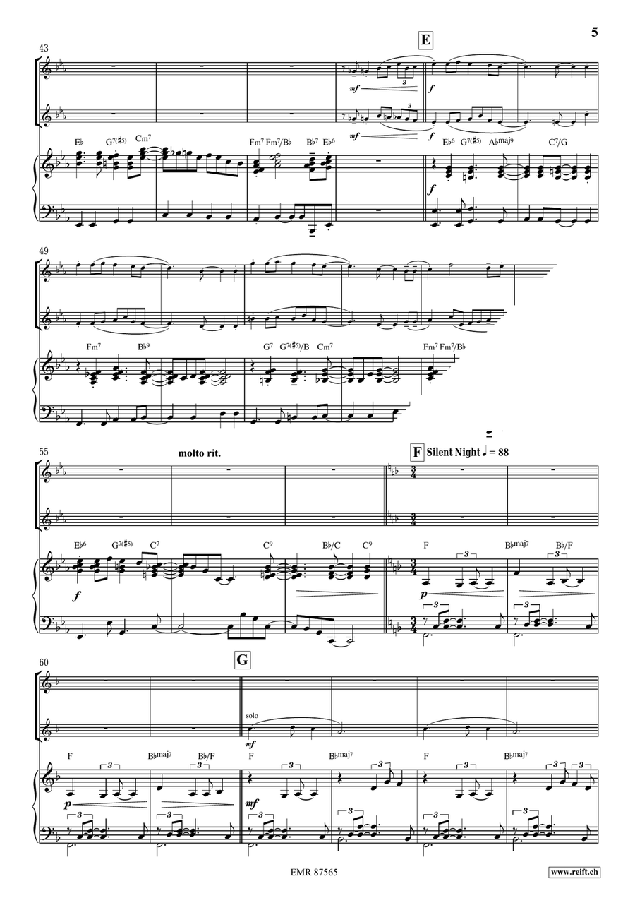 Christmas Medley Christmas Medley Piccolo scores gallery preview page 6