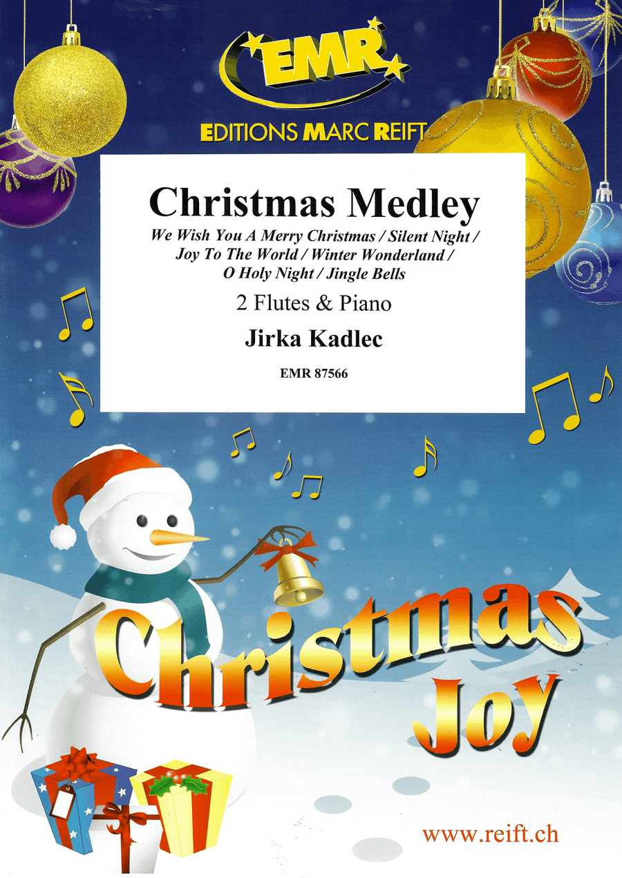 Christmas Medley Christmas Medley Flute Duet scores gallery preview page 1