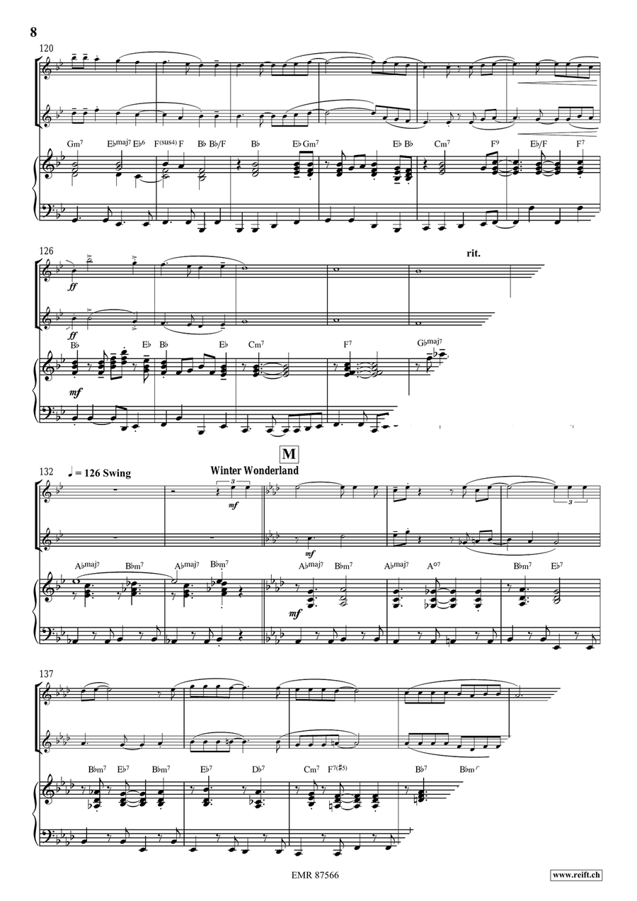 Christmas Medley Christmas Medley Flute Duet scores gallery preview page 9
