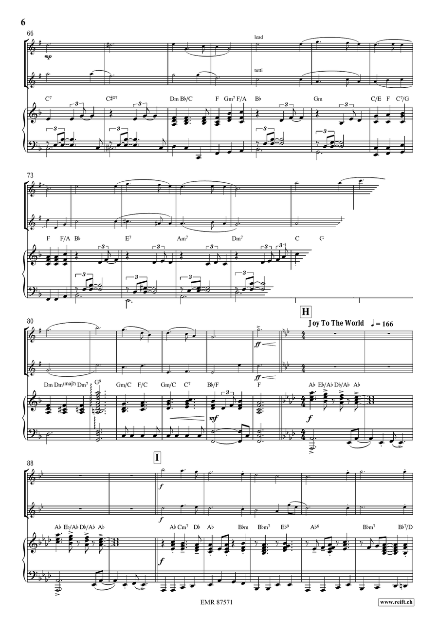 Christmas Medley Christmas Medley Tenor Saxophone scores gallery preview page 7