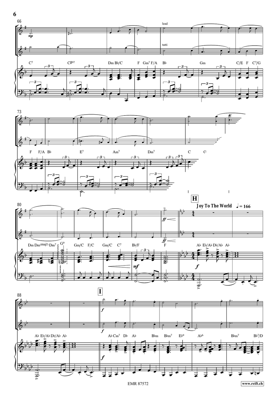 Christmas Medley Christmas Medley Trumpet Duet scores gallery preview page 7